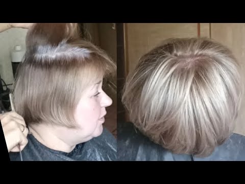 Видео: 🌈Седина Соль С Перцем 👀Скрыть На Долгое Время.Рельефное Мелирование Волос💯Визуальный Объём