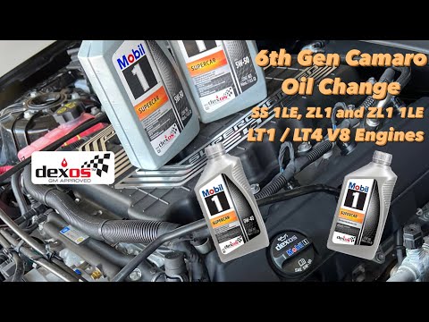 Видео: Инструкция: замена масла в двигателе Camaro V8 6-го поколения // LT1 и LT4 // 2016–2024