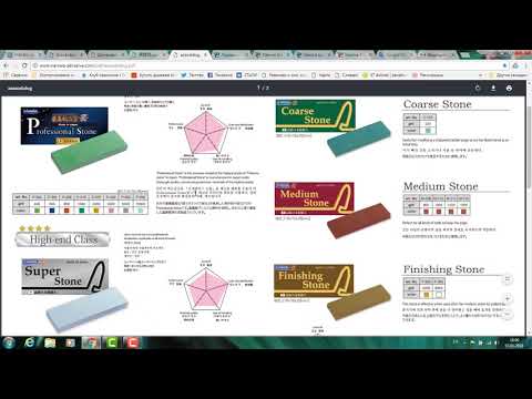 Видео: Точильные камни Naniwa, Япония. Пытаемся разобраться в сериях