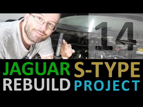 Видео: Реставрация Jaguar S-Type [14] Снятие КАТУШЕК ЗАЖИГАНИЯ и слив жидкостей