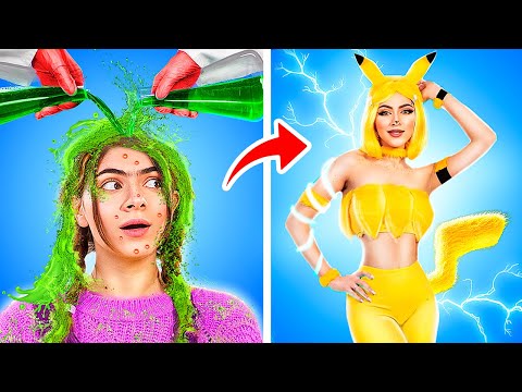 Видео: Как стать покемоном! Перевоплощение с гаджетами из TikTok!