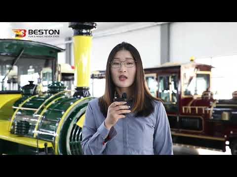 Видео: Beston Аттракцион паровозик на зале заводе