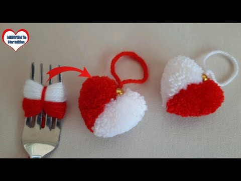 Видео: ❤ СЕРДЦЕ ИЗ ПОМПОНА