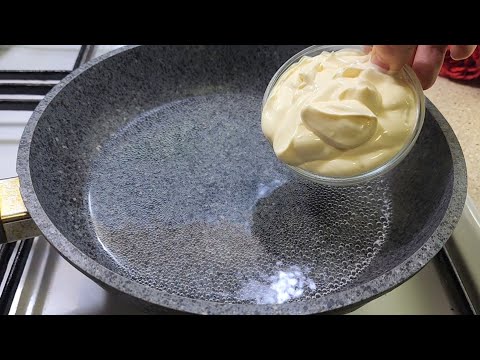 Видео: Просто добавьте МАЙОНЕЗ в кипящую ВОДУ! Мало кто знает этот секретный рецепт! Муж в восторге!
