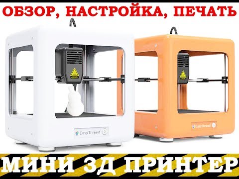 Видео: Обзор и настройка мини 3Д принтера Easythreed E3D NANO