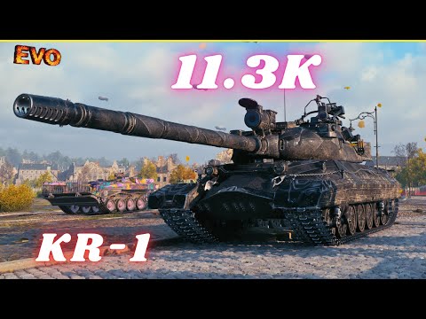 Видео: Урон КР-1 11,3 тыс., урон ИС-7 11 тыс., урон Объекта 780 - 11 тыс. World of Tanks