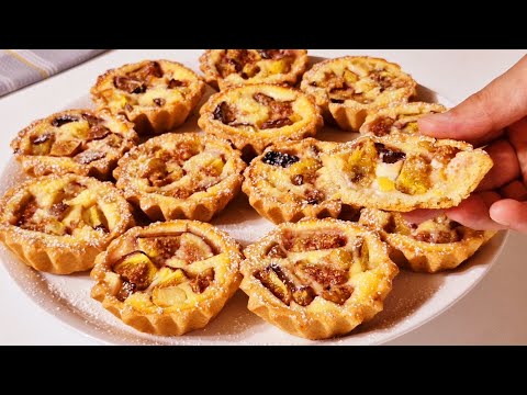 Видео: Фруктовые тарталетки /Рецепт тарта / Десерт