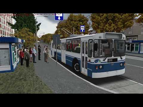 Видео: OMSI 2. Троллейбус ЗИУ. Очень плохие дороги!