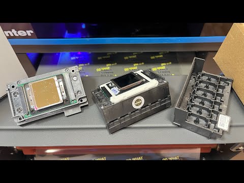 Видео: Печатающая головка Epson xp600 (F1080) для УФ печати: мифы, реальность, назначение