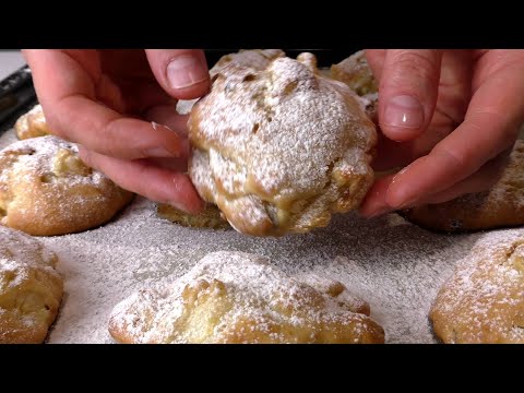 Видео: Готовлю пока кипятится чайник или как мы все ЯБЛОКИ🍎🍏 переводим на это печенье!