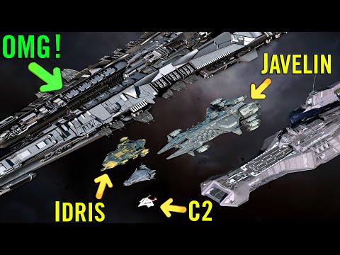 Видео: Star Citizen: Сравнение кораблей ВСЕХ РАЗМЕРОВ + Назначение и История