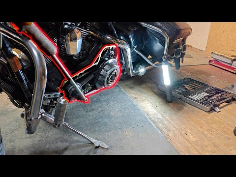 Видео: Демонтаж первичной передачи мотоцикла-мечты Harley-Davidson Road King Classic 1997
