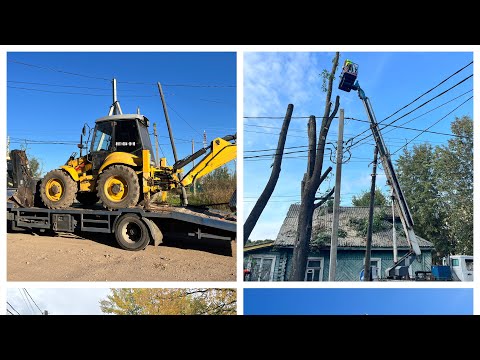 Видео: Вышкарь вернулся!Куда пропал?Наши обьекты.Экскаватор в деле!