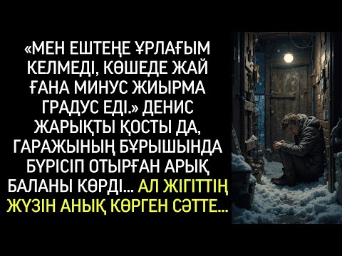 Видео: – Мен ұры емеспін, тек қатты тоңдым… – деді бала кенет қараңғы гаражда. Дәурен сасып қалды.