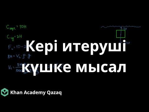 Видео: Кері итеруші күшке мысал | Физика | Қазақ Хан Академиясы