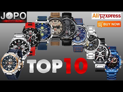 Видео: ТОП 10 часов на Aliexpress Лучшие мужские часы│Naviforce Megir Mini Focus Curren Benyar│Субтитры