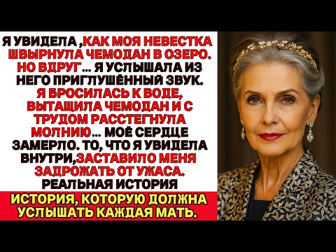 Видео: Я ПЛАКАЛА, ЧИТАЯ! Я видела, как невестка бросила чемодан в озеро. То, что внутри, — немыслимо…