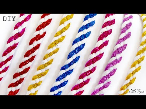 Видео: ПЛЕТЕНИЕ ИЗ ФОМА, МК / DIY EVA Foam Paper Braid