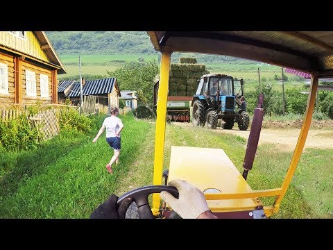Видео: НОВЫЕ ПРИКЛЮЧЕНИЯ САМОДЕЛЬНОГО ТРАКТОРА В ДЕРЕВНЕ
