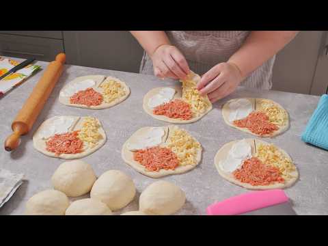Видео: Соленое тесто без маргарина. Начинка, слойка, выпечка!