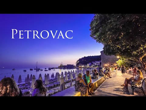 Видео: Петровац, Черногория 🇲🇪 | Пешеходная экскурсия в формате 4K | Лето 2025