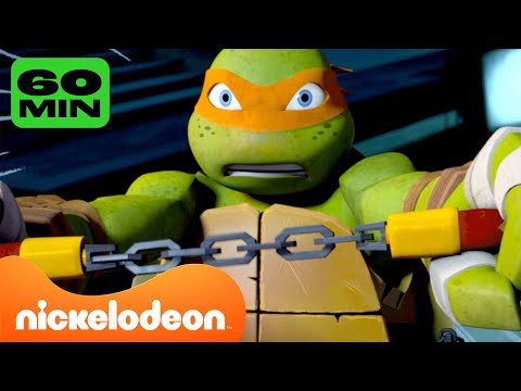 Видео: Черепашки-ниндзя | 60 МИНУТ пранков и битв Майки! 💥 | Nickelodeon Cyrillic