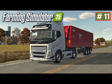 Видео: Iowa Plains FS25  - ВОЛЬВО.  Большая партия СЕМЯН.  Силос в ТЮКАХ # 11