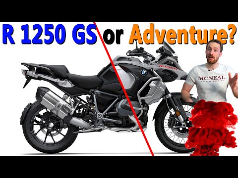 Видео: 10 отличий BMW R 1250 GS от R 1250 GS Adventure