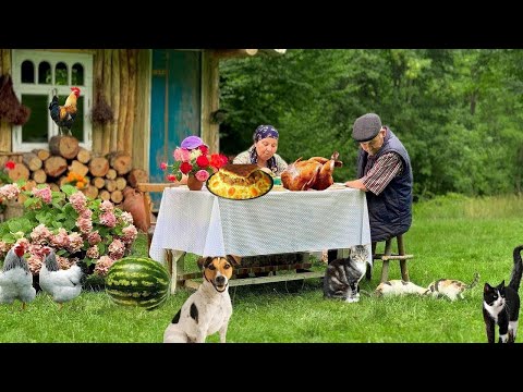 Видео: Бабушка готовит плов с курицей и сухофруктами — очень вкусно и по-домашнему