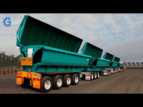 Видео: Самые эффективные грузовики и техника, которые вам нужно увидеть ▶ Укладчик бревен на 60 тонн