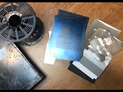 Видео: Сьемка на рентгеновскую пленку AGFA ORTHO. опыт.  Проявка в обычном бачке.