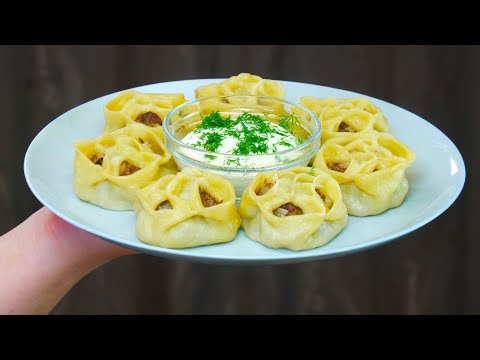 Видео: Как готовить МАНТЫ, рецепт тонкого теста. Техника трёх видов лепки вкусных мант.