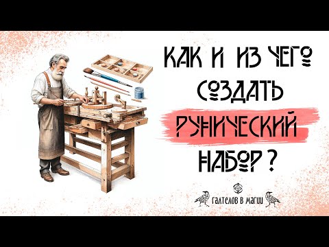 Видео: Как и из чего делать руны - совет для начинающих рунологов