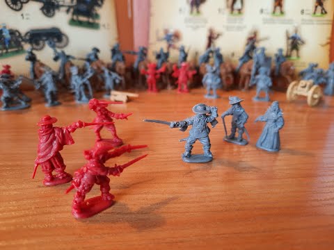 Видео: Солдатики 1/72 Мушкетеры Короля
