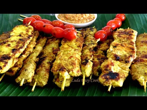 Видео: ВКУСНЫЕ Шашлычки из курицы и свинины Сатэ. Тайская и индонезийская кухня #LudaEasyCook