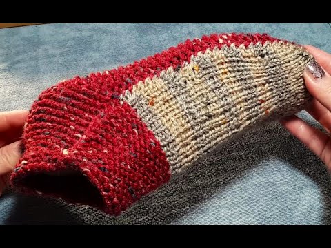 Видео: Я влюбилась и Вам понравится! Две спицы /Сложность нуль/ Нет швов Идеальная посадка/Следки -Супер!