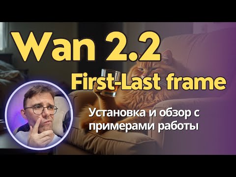 Видео: Wan 2.2 First-Last Frame. Генерация от первого к последнему кадру. Установка локально + примеры