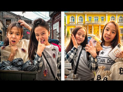 Видео: БОМЖДАН🧌ПРИНЦЕССАҒА🧝🏻‍♀️| ЕКІ БОМЖ ҚЫЗДЫ АСЫРАП АЛДЫҚ🫣😩🤦‍♀️