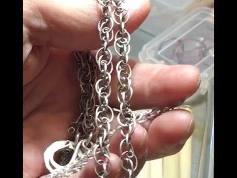 Видео: Как сделать цепочку: цепочки «мушиный глаз» и «петля в петлю»