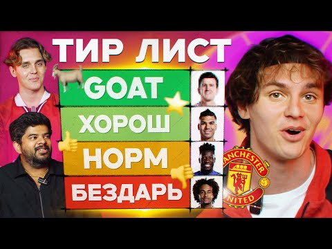 Видео: Тир лист #5 | Манчестер Юнайтед