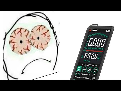Видео: Китайский сенсорный мультиметр Aneng 618C (KMOON KKM128), обзор