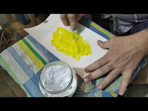 Видео: 2  Как сделать акриловую краску из коллера