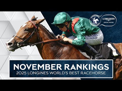 Видео: Рейтинги за ноябрь | Лучшая скаковая лошадь мира по версии Longines 2025 года | Пять лучших