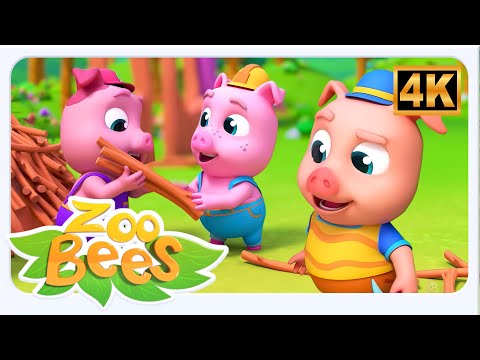 Видео: Три маленьких поросёнка 🎶 | Сказка и песни для детей