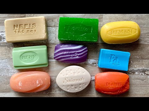 Видео: ASMR Soap cutting | Soap Carving|Резка мыла  | ASMR