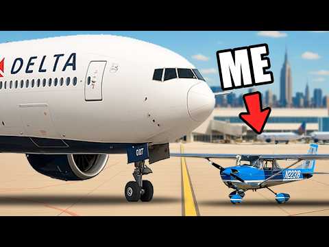 Видео: Мне разрешили посадить самолет в аэропорту Ла-Гуардия