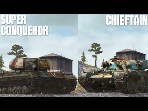 Видео: ЧТО ЛУЧШЕ CHIEFTAIN MK.6 или SUPER CONQUEROR Wot BLITZ