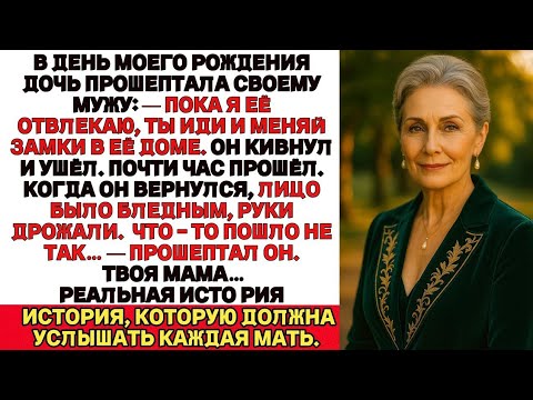 Видео: На мой день рождения дочь прошептала мужу: «Пока я её отвлекаю…» Но забыла, кто всё построил.