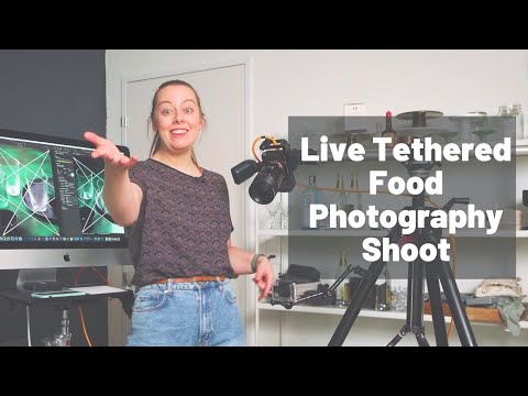 Видео: Привязанная съемка для фуд-фотографии