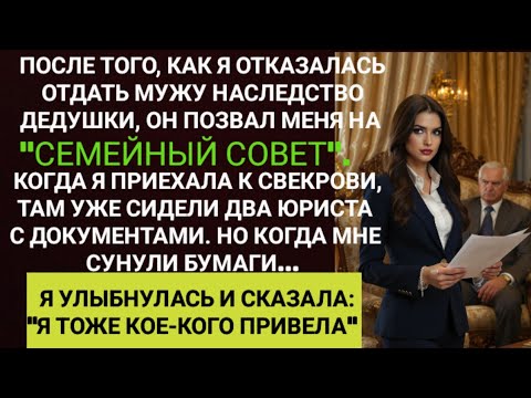 Видео: Муж Привёл Юристов, Чтобы Забрать Дедушкино Наследство, Но Появился Тот, Кто Разрушил Его План